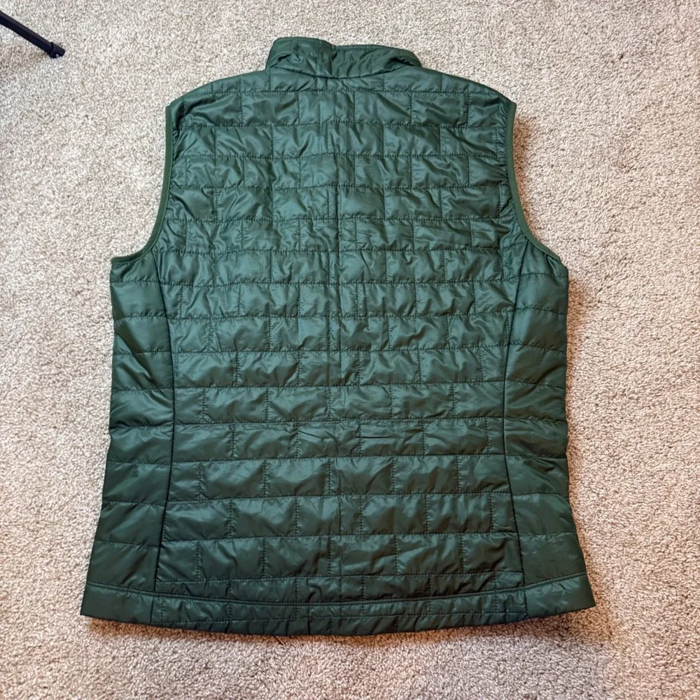 Patagonia Nano Puff Vest Mens Large Green FOCF Fog Rally Insulated Quilted